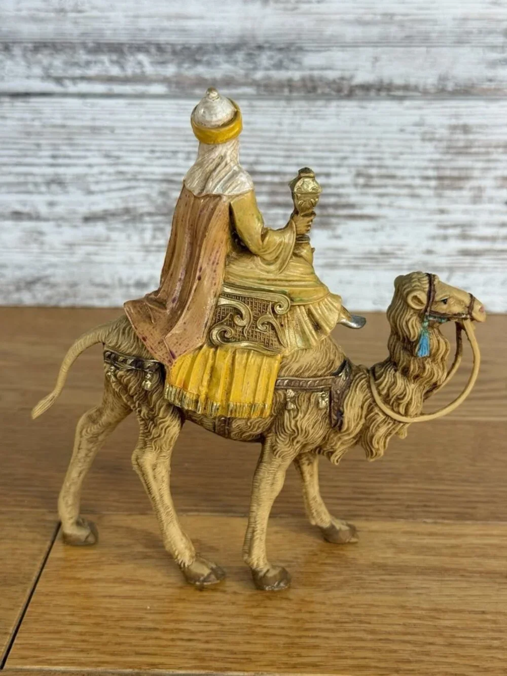 Vintage 1983 Fontanini Three Wisemen Riding Camels 6.5